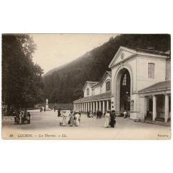 Postal Francia. Luchon. Les Thermes No. 30