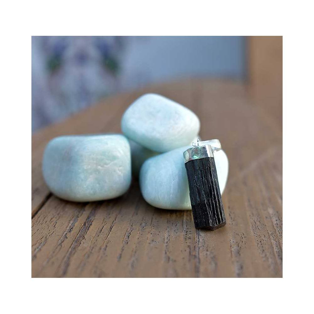 Colgante de Turmalina y Plata 3,5 cm