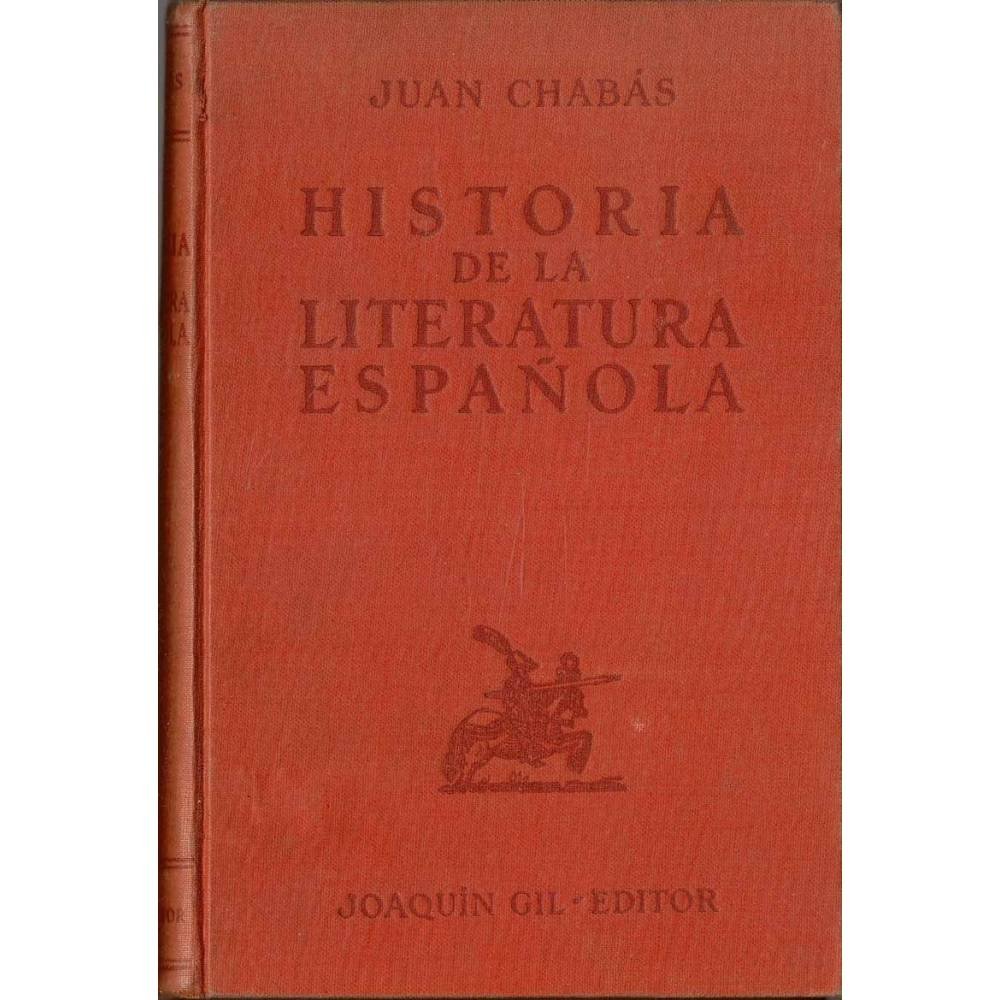 Breve Historia de la Literatura Española - Juan Chabás