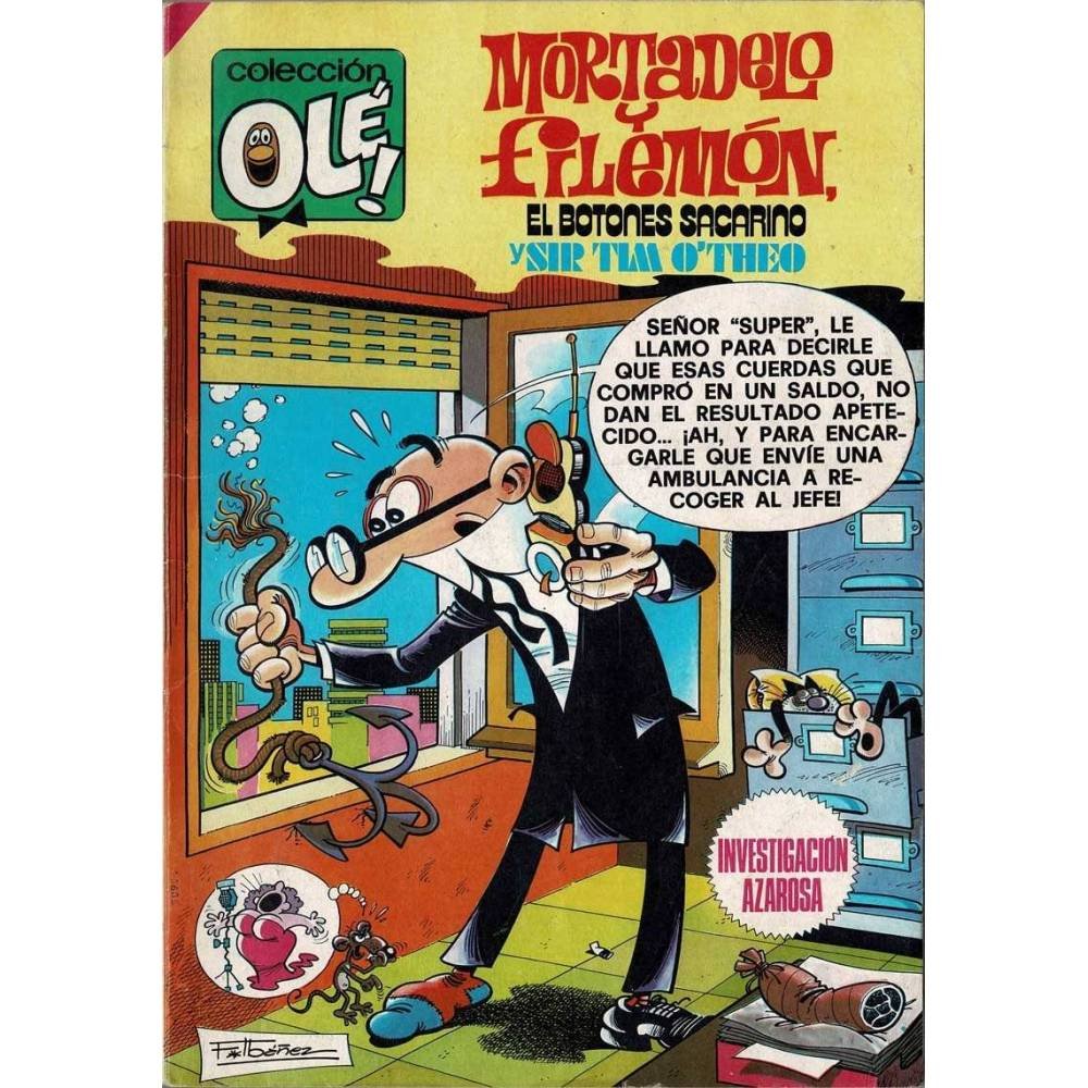 Mortadelo y Filemón, el Botones Sacarino y Sir Tim O'Theo Nº 174. Investigación azarosa