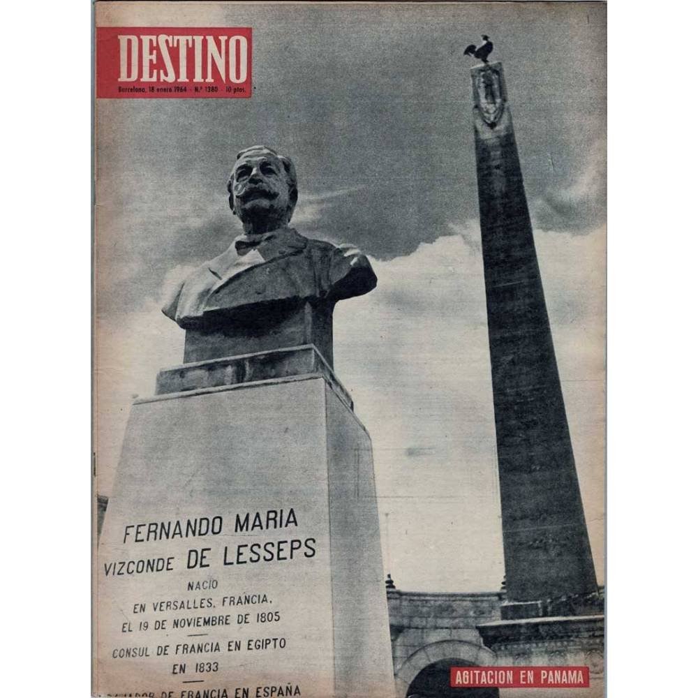 Revista Destino Nº 1380. 18 enero 1964. Agitación en Panamá