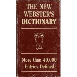 The New Webster's Dictionary