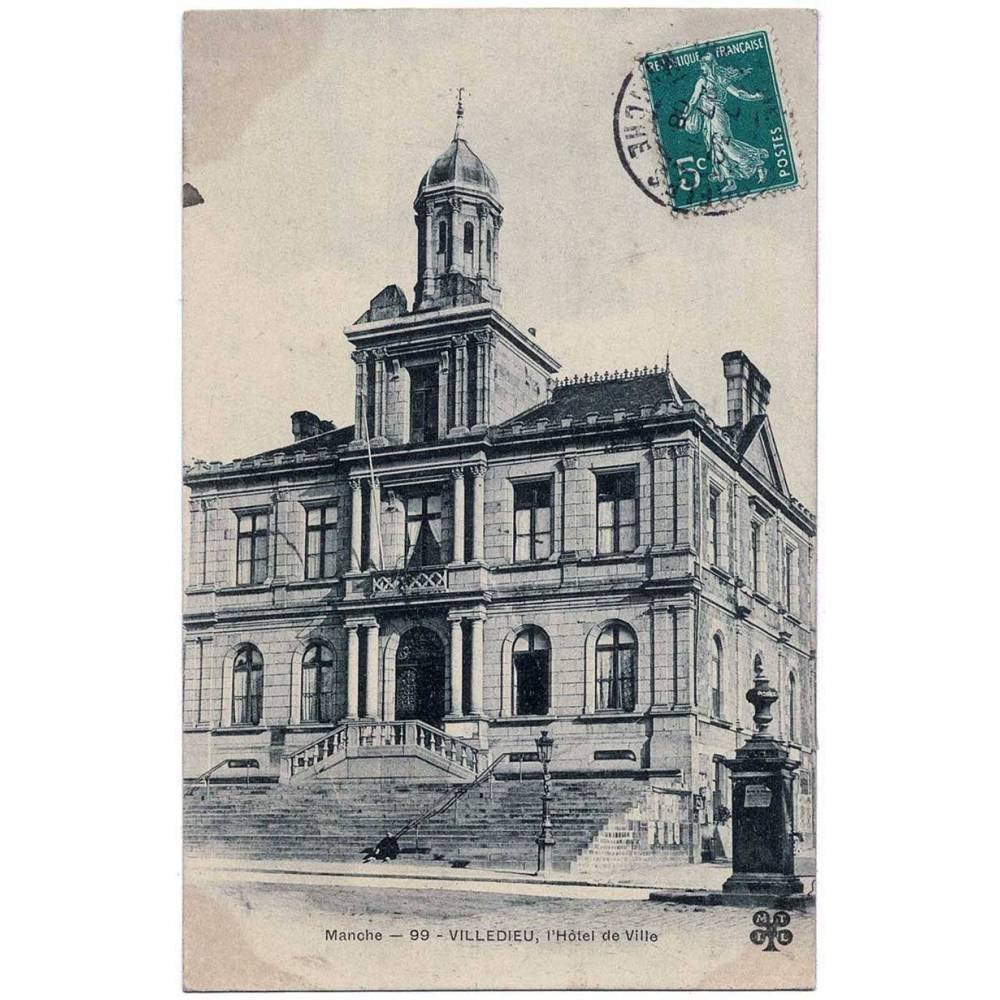 Postal Francia. Villedieu. L'Hotel de Ville Nº 99