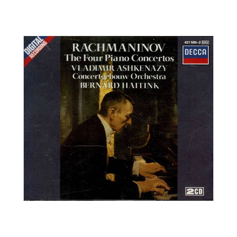 Rachmaninov, Vladimir Ashkenazy, Concertgebouw Orchestra - The Four Piano Concertos. 2 x CD