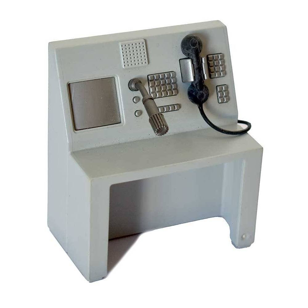 Playmobil. Mobiliario centralita de policía con micrófono y teléfono