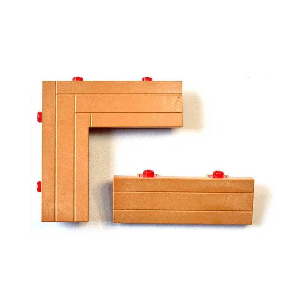 Playmobil. Dos repuestos de suelo casa o fuerte del oeste