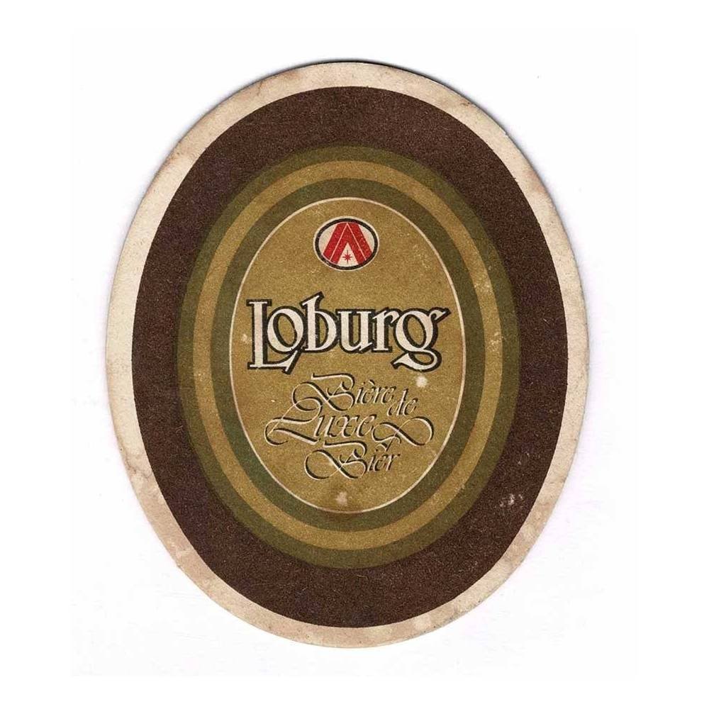 Posavasos Cerveza Loburg. Años 80