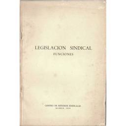 Legislación Sindical....