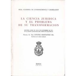 La ciencia jurídica y el...
