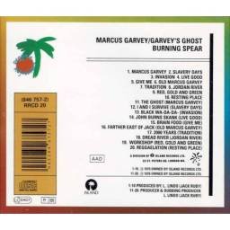 Burning Spear - Marcus Garvey / Garvey's Ghost. CD