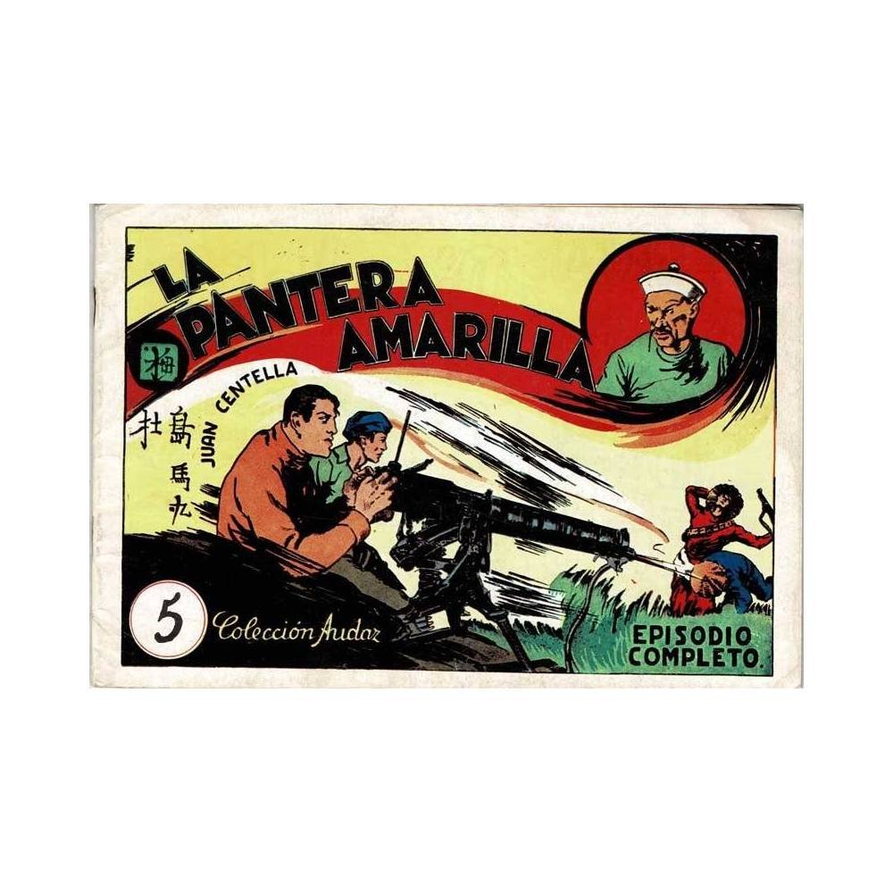 Juan Centella Nº 5. Colección Audaz. La Pantera Amarilla. Reedición