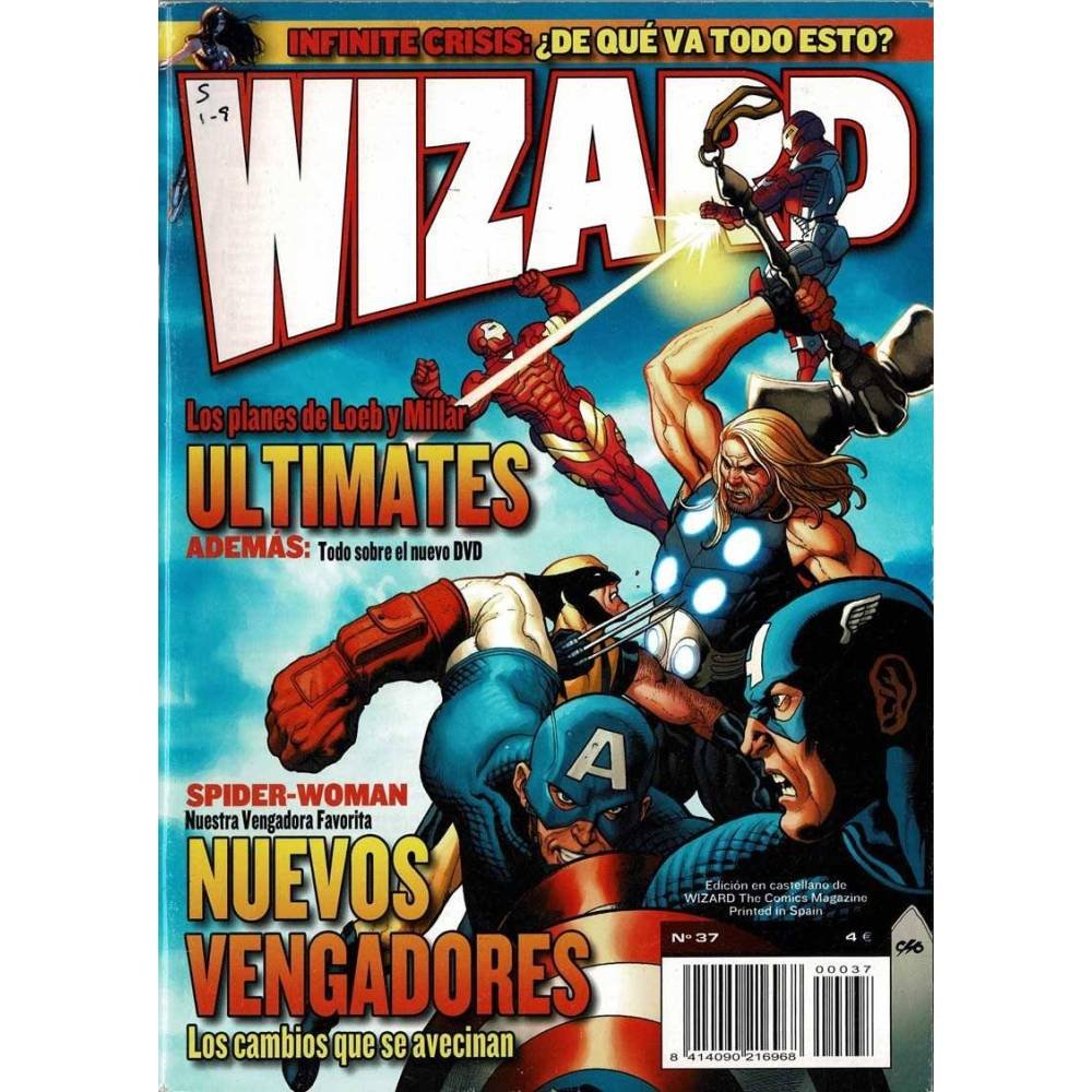 Wizard. La revista de comics Nº 37