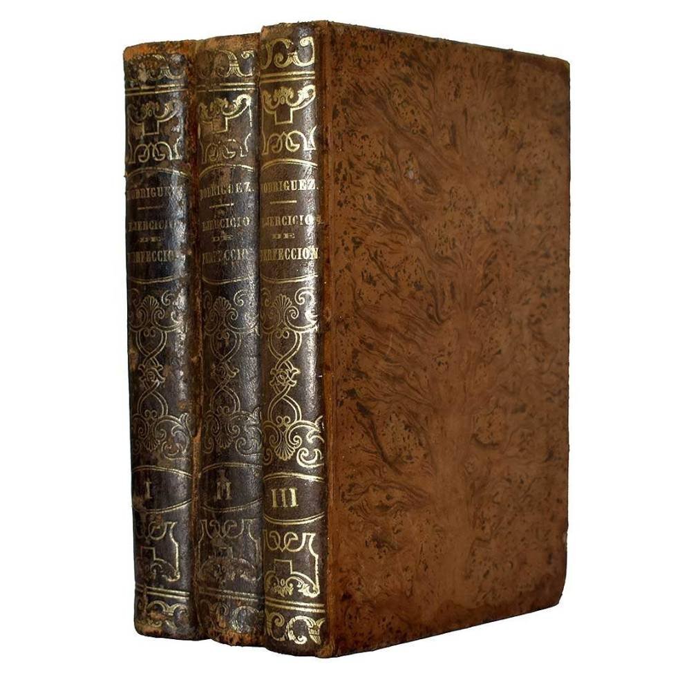 Ejercicio de Perfección y Virtudes Cristianas. 3 tomos