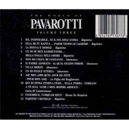 The World Of Pavarotti - Volume 3. CD