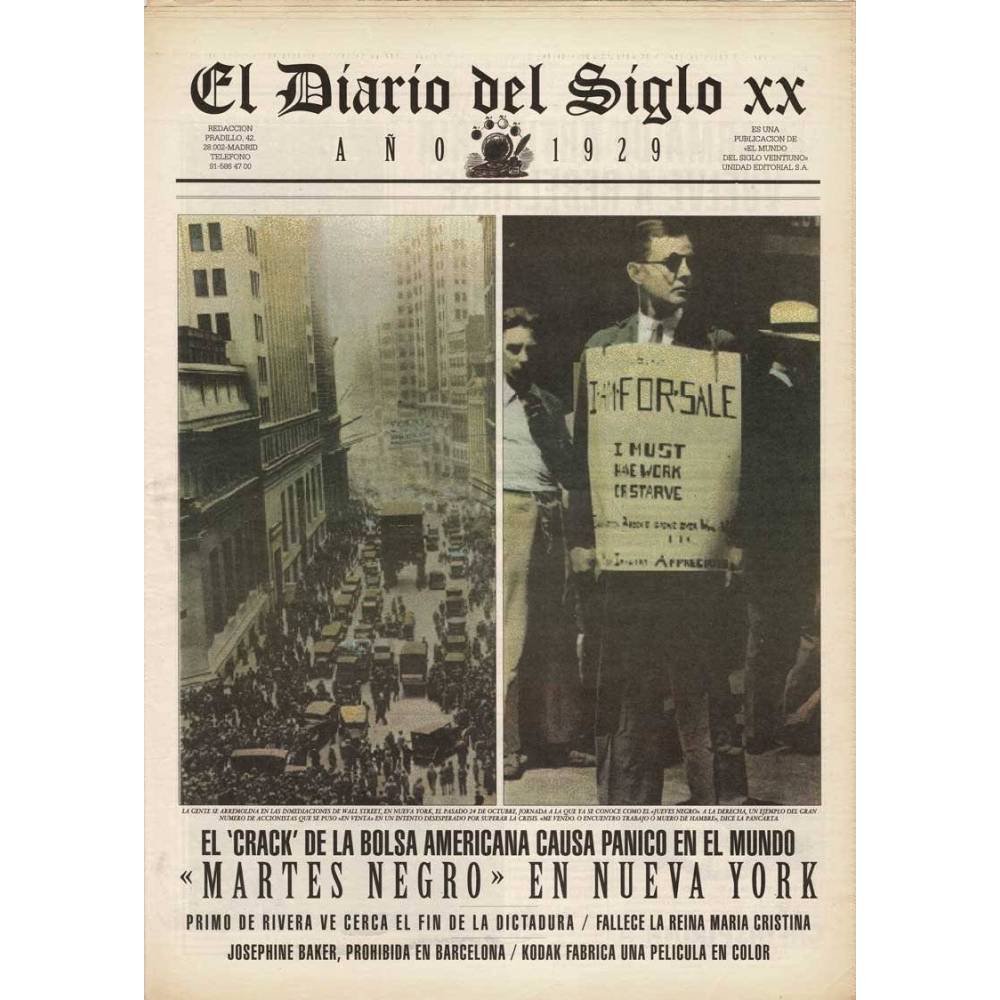 El Diario del Siglo XX. Año 1929