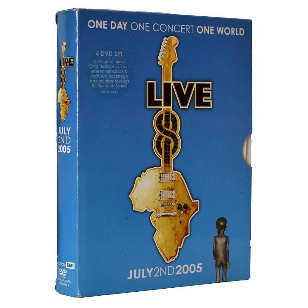 Live 8: One Day, One Concert, One World. 4 x DVD