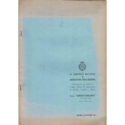 III Congreso Nacional de Arquitectura Típica Regional. Tema: Cancelas Sevillanas