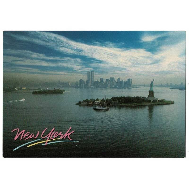 Postal New York. Statue of Liberty, Liberty Island 1989