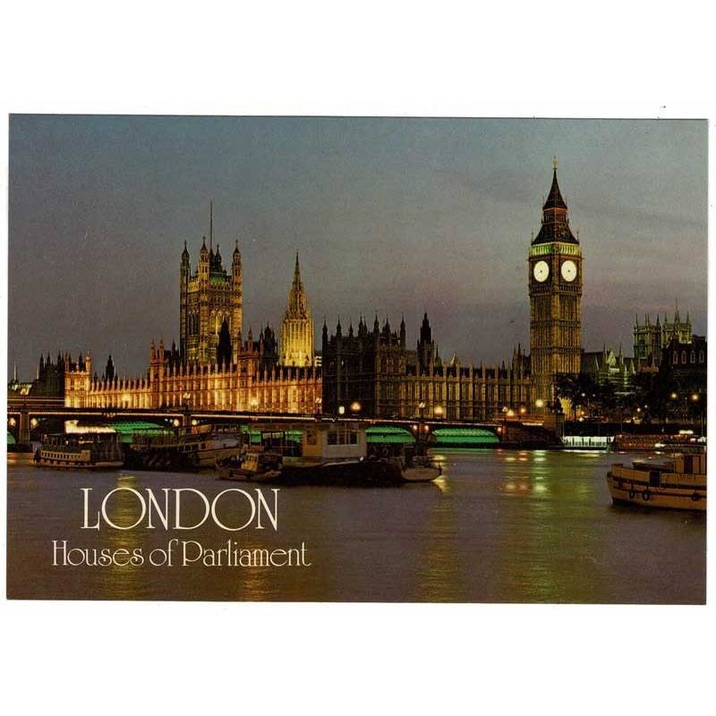Postal London. Houses of Parliament W 34 1989