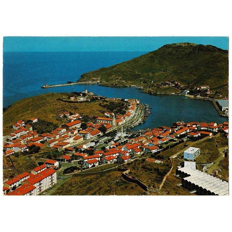 Postal Francia. Port-Vendres. Vue aérienne No. 35440