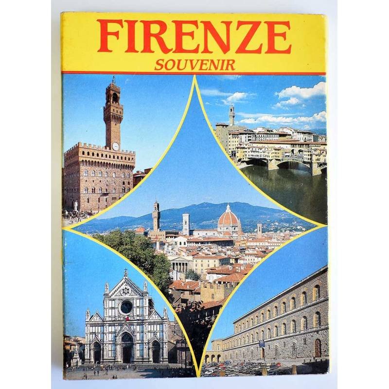 Italia. Firenze Souvenir. Librito acordeón con 25 fotos. Años 70-80