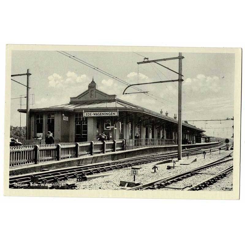 Postal Paises Bajos. Station Ede-Wageningen (Estación de tren)