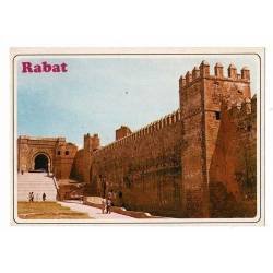 Postal Marruecos. Rabat. Remparts casbah des Oudais No. 355