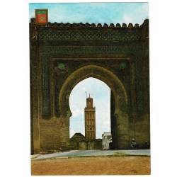 Postal Marruecos. Meknes. Puerta Bardaine Siglo XVI No. 7