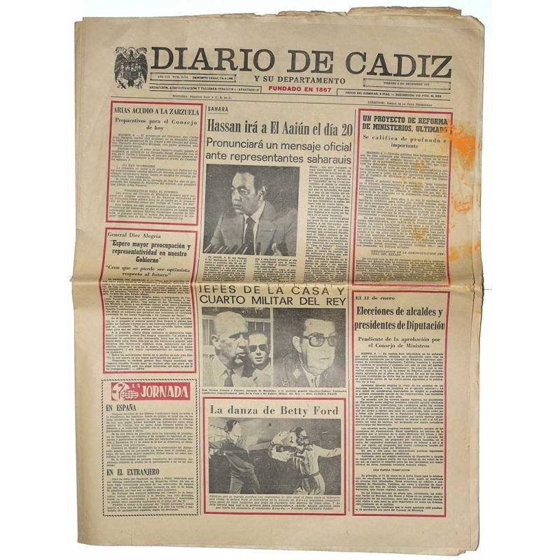 Diario de Cádiz. 5 diciembre 1975