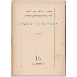 Temas de Predicación No. 16. Panegíricos de Santos