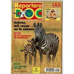 Reportero DOC No. 53. Octubre 1998. Cebras