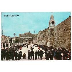 Postal Israel, Bethlehem. Church of Nativity Christmas Procession No. 9290