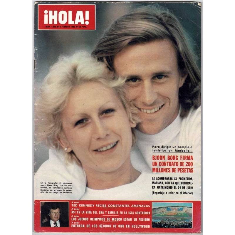 Revista Hola No. 1850. 9 Febrero 1980. Bjorn Borg