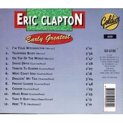 Eric Clapton - Early Greatest. CD