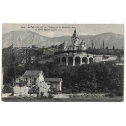 Postal Francia. Aix-les-Bains. Chateau de la Roche-du-Roi et Mont Revard No. 2642